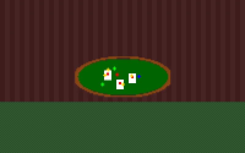 博彩平台像素游戏房间扑克桌