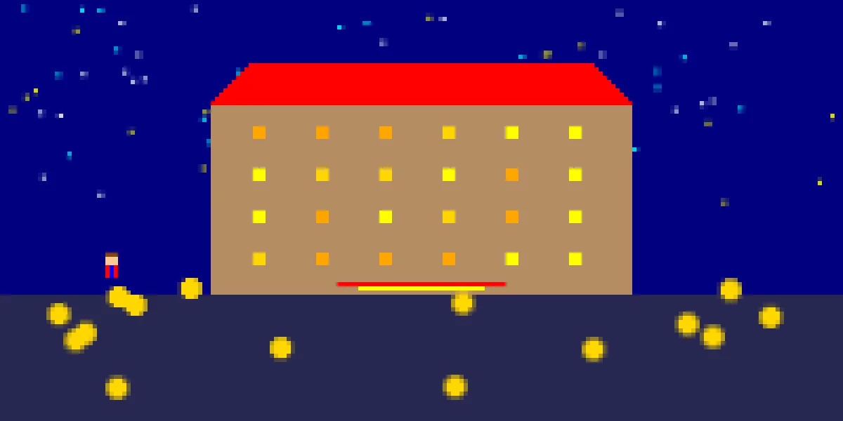 博彩平台像素风格澳门赌场全景