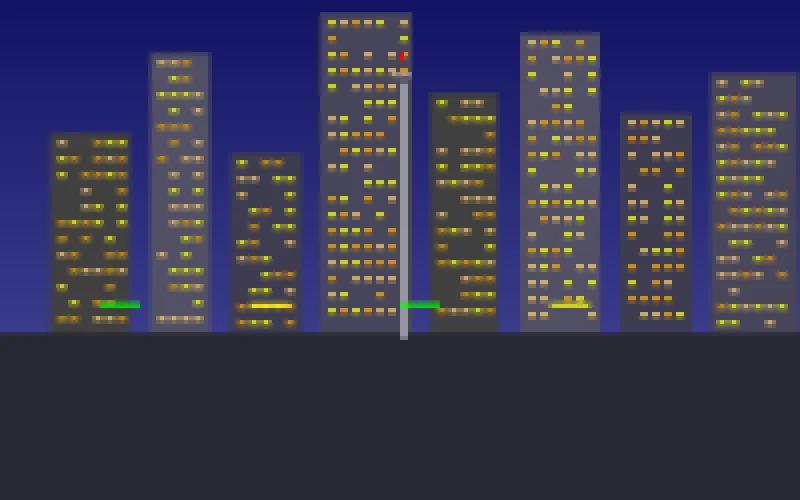 博彩平台像素风格澳门城市夜景